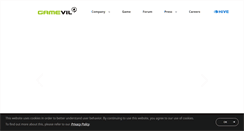 Desktop Screenshot of global.gamevil.com