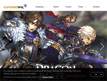 Tablet Screenshot of global.gamevil.com