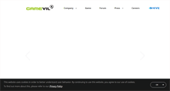 Desktop Screenshot of gamevil.com