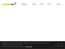 Tablet Screenshot of gamevil.com