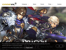 Tablet Screenshot of hybrid.gamevil.com